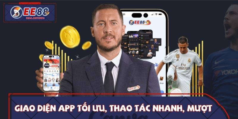 Giao diện app tối ưu, thao tác nhanh và mượtGiao diện app tối ưu, thao tác nhanh và mượt